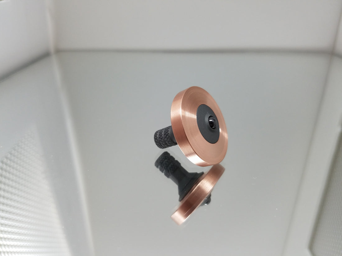 Brushed Copper and Blacked Out Stainless Steel