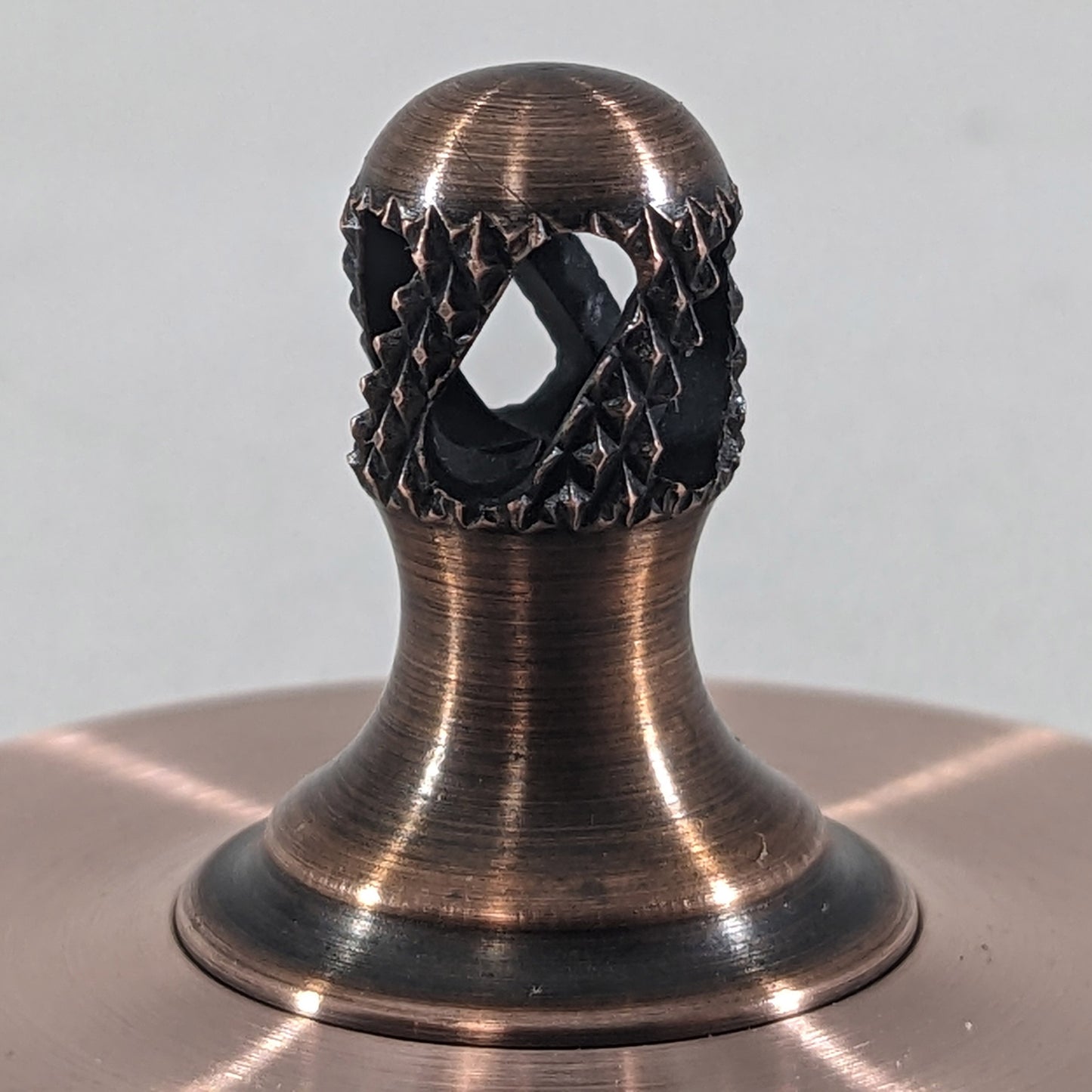 Brushed Copper & Antique Copper SG Big Ring Custom