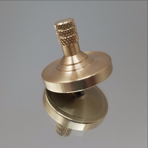 Bronze Spinning Top with a Brushed Finish - Kemner Design
