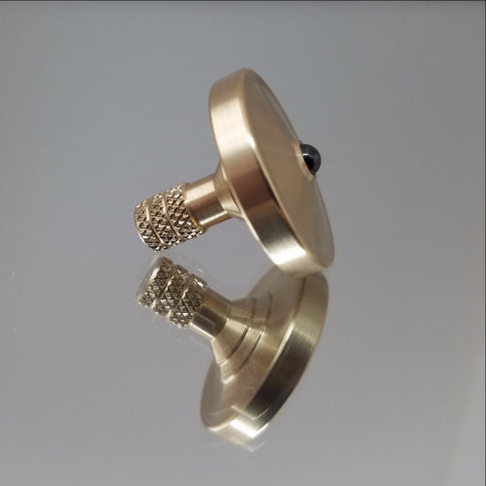 Bronze Spinning Top with a Brushed Finish - Kemner Design