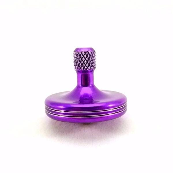 S2 - Aluminum Spinning Top in Translucent Violet - Kemner Design