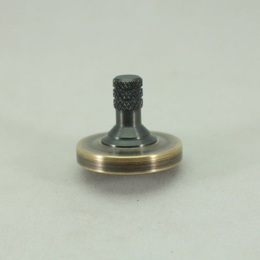 Two Step - Antique Brass and Gunmetal Stainless Steel - Kemner Design