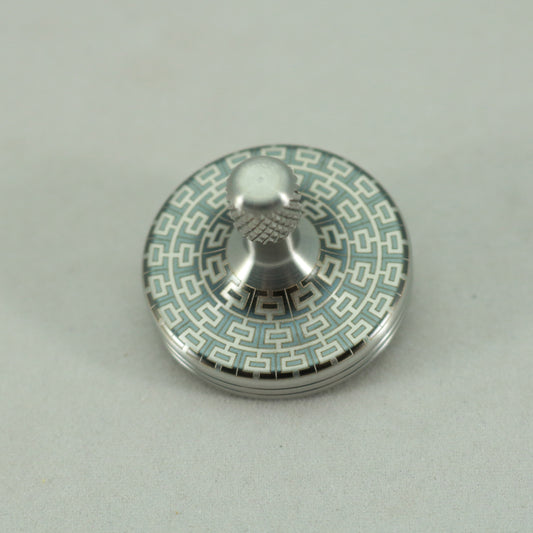 S2- Laser Etched I-Beam Pattern Stainless Steel Spinning Top