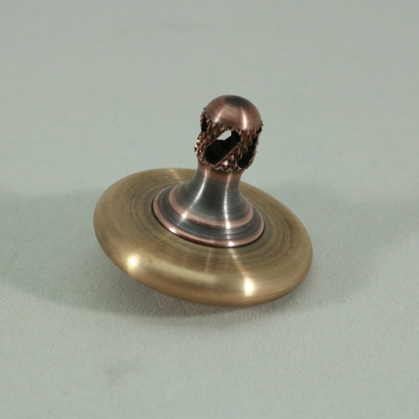 M3 - Antique Phosphor Bronze & Copper Spinning Top #1