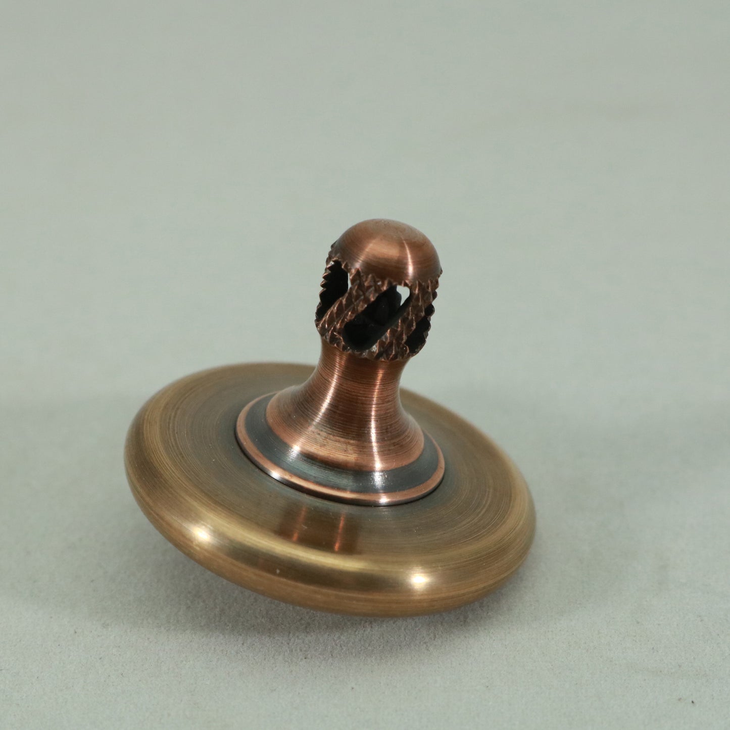 M3 - Antique Phosphor Bronze & Copper Spinning Top #2