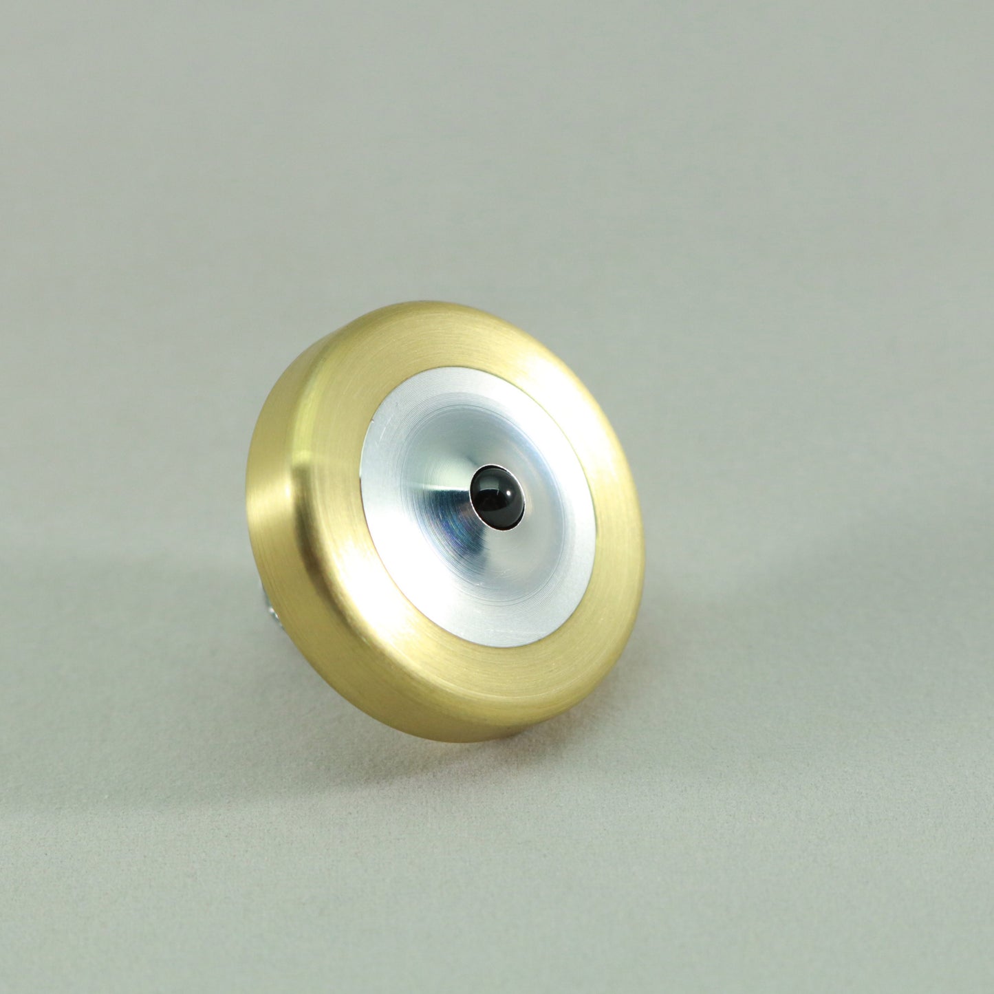 Dynamo - Brass and Aluminum Spinning Top w/ Super Grip Spindle