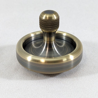 Dynamo - Antique Brass Ring w/ Knurled Grip Spindle - Kemner Design