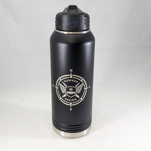32 oz Polar Camel Water Bottle with Kemner Design Logo - Kemner Design
