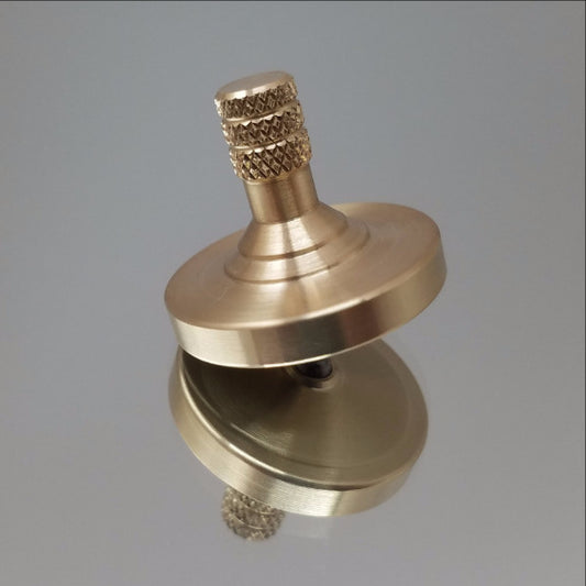 Bronze Spinning Top with a Brushed Finish - Kemner Design