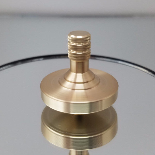 Bronze Spinning Top with a Brushed Finish - Kemner Design