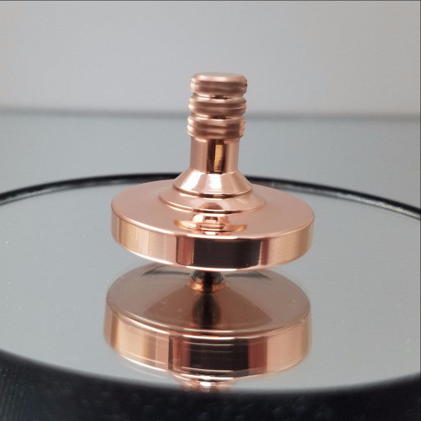 Copper Spinning Top with a Polished Finish - Kemner Design