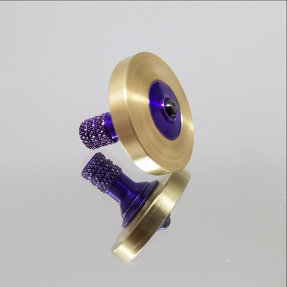 Brass and Aluminum Spinning Top - Kemner Design