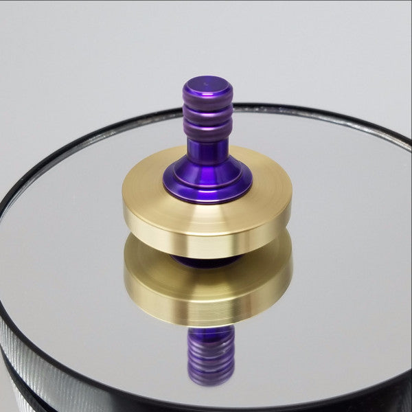 Brass and Aluminum Spinning Top - Kemner Design