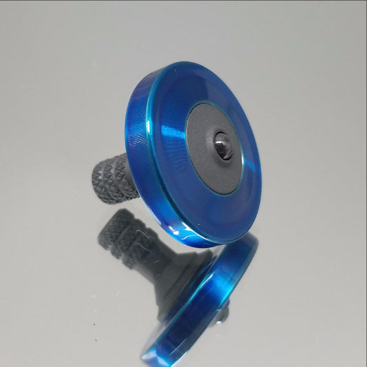 Translucent Blue and Blacked Out Stainless Steel - Kemner Design