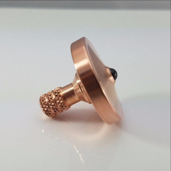99.9% Pure Copper Two Step Precision Spinning Top - Kemner Design