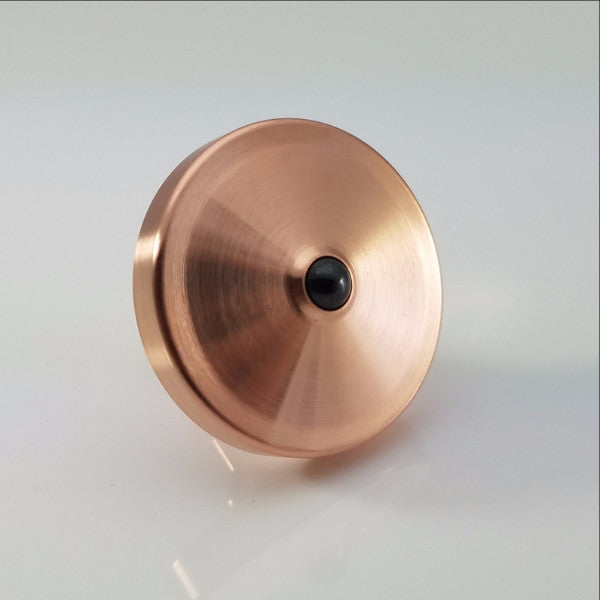 99.9% Pure Copper Two Step Precision Spinning Top - Kemner Design