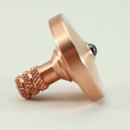 Brushed Copper Metal Spinning Top - Kemner Design
