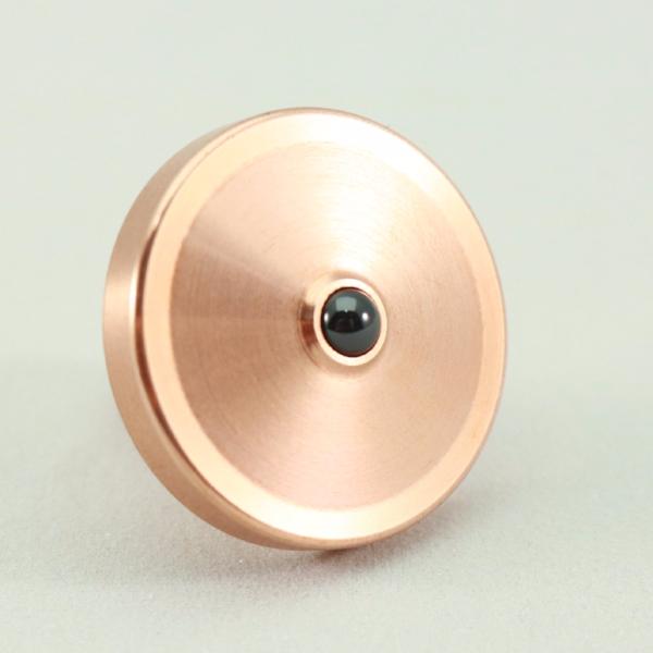 Brushed Copper Metal Spinning Top - Kemner Design