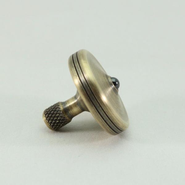 S2- Antique Brass Spinning Top - Kemner Design