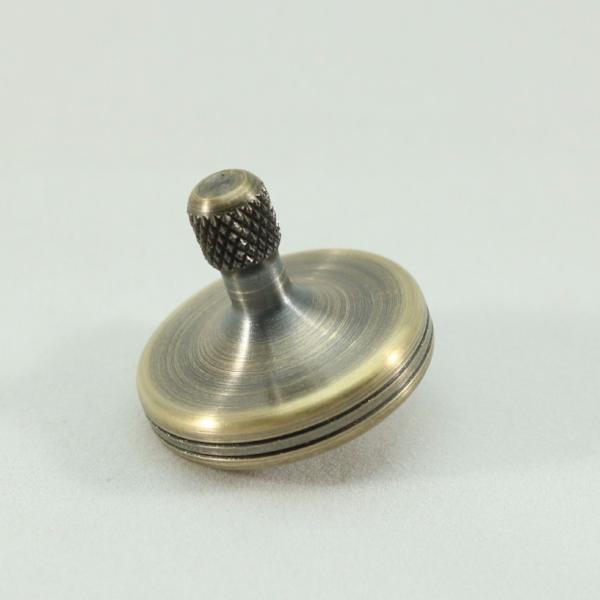 S2- Antique Brass Spinning Top - Kemner Design