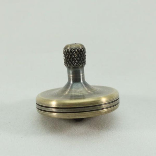 S2- Antique Brass Spinning Top - Kemner Design