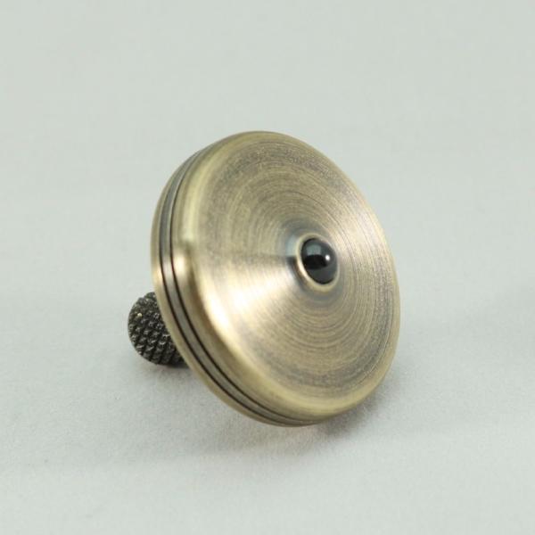 S2- Antique Brass Spinning Top - Kemner Design