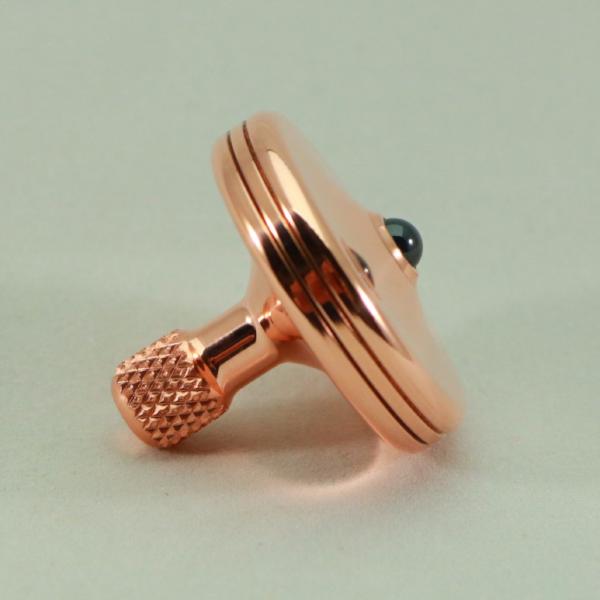 S2 - Polished Copper Spinning Top - Kemner Design
