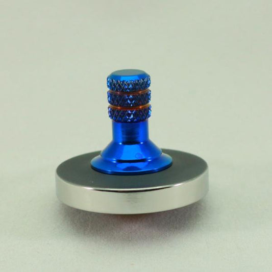 Blacked out and polished stainless steel with a heat anodized titanium spindle #7 - Kemner Design