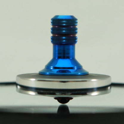 Blacked out and polished stainless steel with a heat anodized titanium spindle #10 - Kemner Design