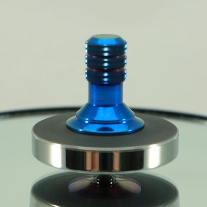 Blacked out and polished stainless steel with a heat anodized titanium spindle #10 - Kemner Design