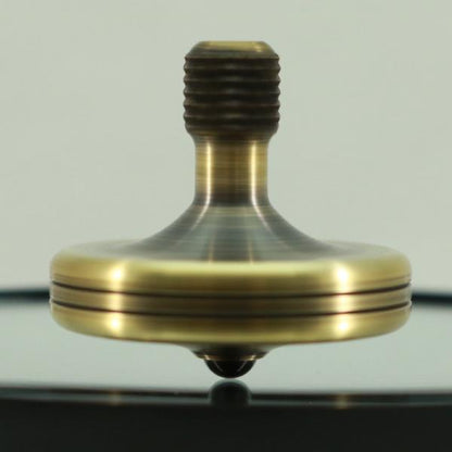 S2 - Antique Brass Spinning Top #7 - Kemner Design