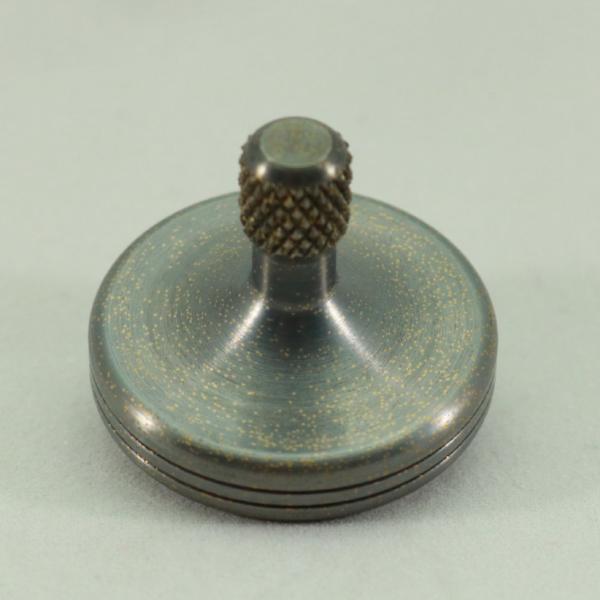 S2 - Antique Brass Spinning Top #8 - Kemner Design