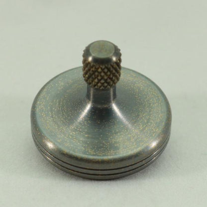 S2 - Antique Brass Spinning Top #8 - Kemner Design