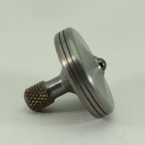 S2 - Antique Brass Spinning Top #8 - Kemner Design
