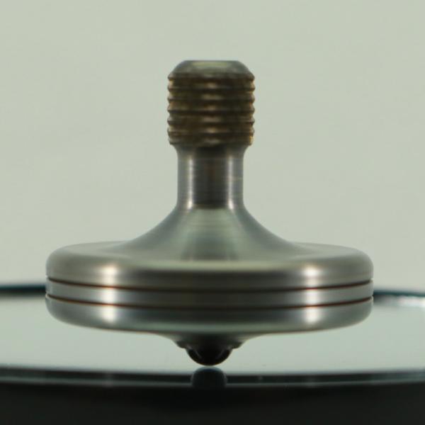 S2 - Antique Brass Spinning Top #8 - Kemner Design