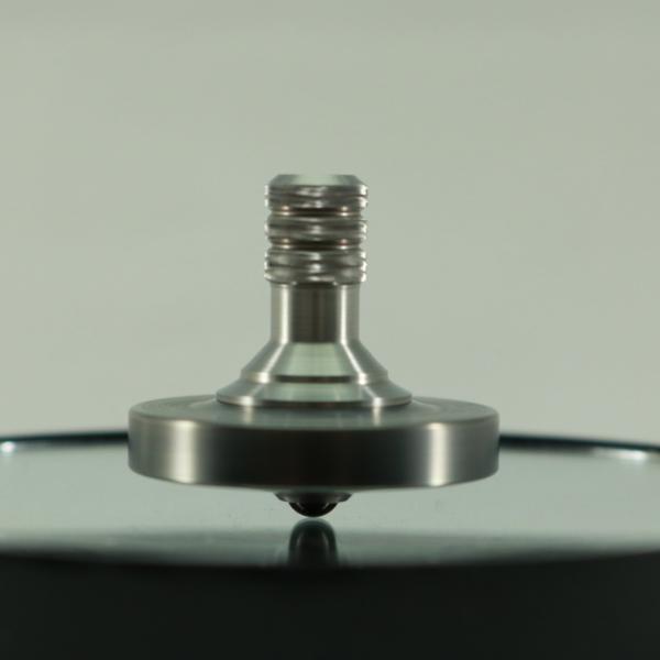 Two Step - Engraved Gunmetal and Brushed Stainless Step Spinning Top