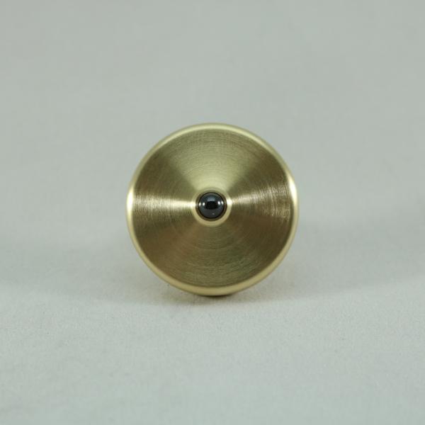 S2 - Brushed Brass Spinning Top