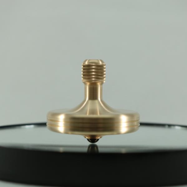 Bronze S2 cnc machined spinning top by Kemner Design
