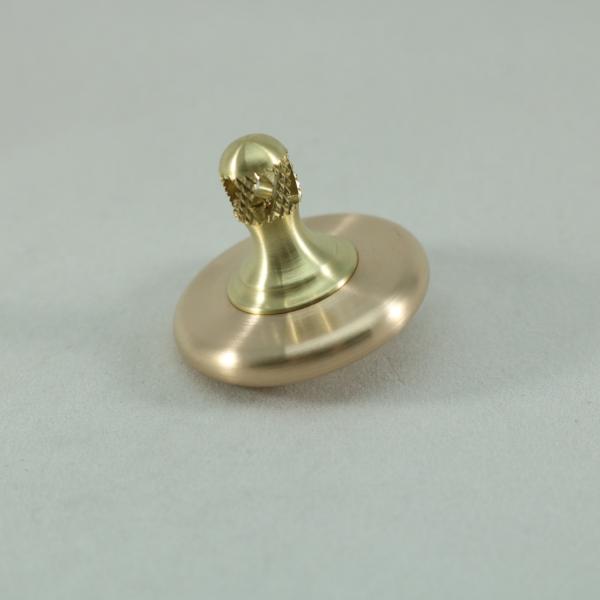 M3 - Brushed Phosphor Bronze and Brass Spinning Top Super Grip