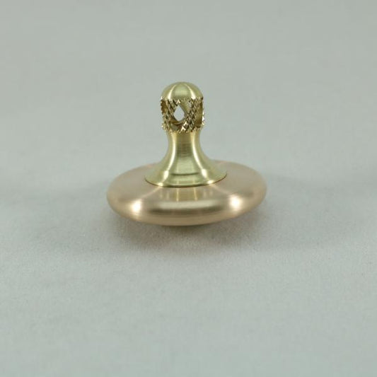 M3 - Brushed Phosphor Bronze and Brass Spinning Top Super Grip - Kemner Design