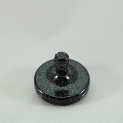 S2 - Black Stardust Aluminum Spinning Top - Kemner Design