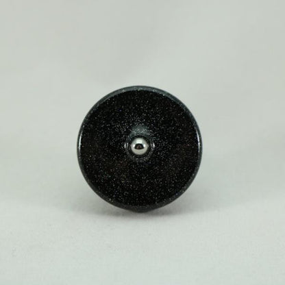 S2 - Black Stardust Aluminum Spinning Top - Kemner Design