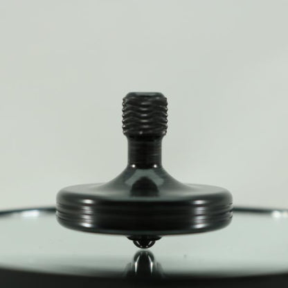 S2 - Black Stardust Aluminum Spinning Top - Kemner Design