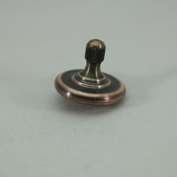 M3 -Antique Copper & Phosphor Bronze Spinning Top #1