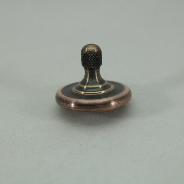 M3 -Antique Copper & Phosphor Bronze Spinning Top #1