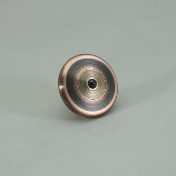 M3 -Antique Copper & Phosphor Bronze Spinning Top #1