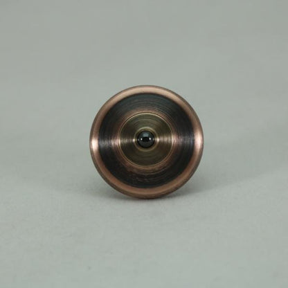 M3 -Antique Copper & Phosphor Bronze Spinning Top #1 - Kemner Design