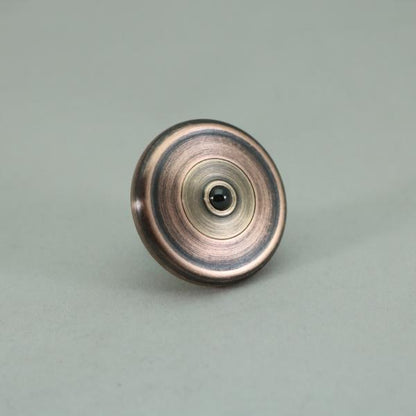 M3 -Antique Copper & Phosphor Bronze Spinning Top #2 - Kemner Design