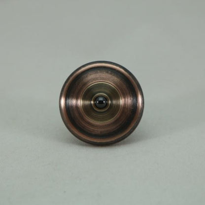 M3 -Antique Copper & Phosphor Bronze Spinning Top #2 - Kemner Design