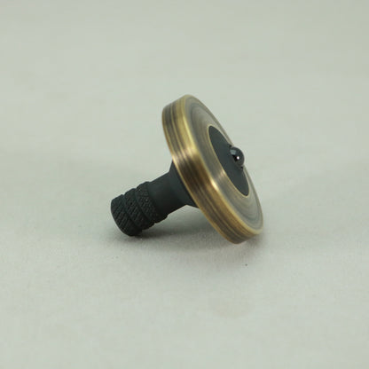 Two Step - Antique Brass and Blacked Out Stainless Steel